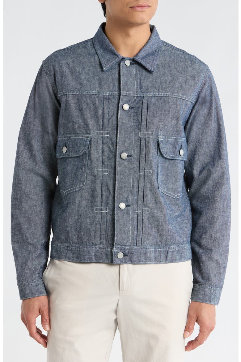 Eds Denim Jacket, Alternate, color, OW INDIGO
