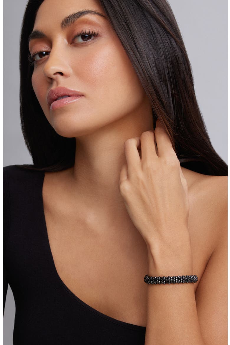 Black Caviar Bracelet, Alternate, color, BLACK CAVIAR
