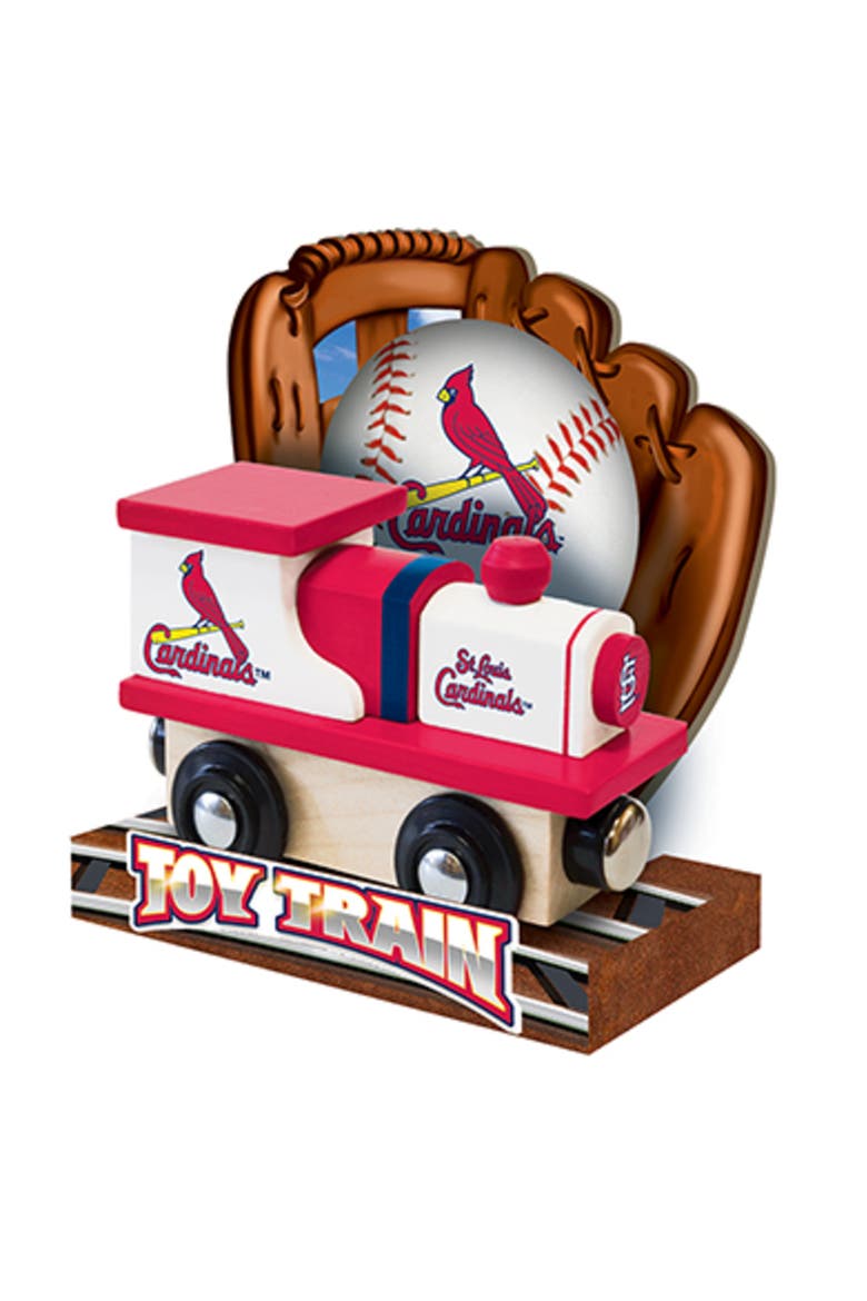 St. Louis Cardinals Toy Train Engine, Alternate, color, Multicolor
