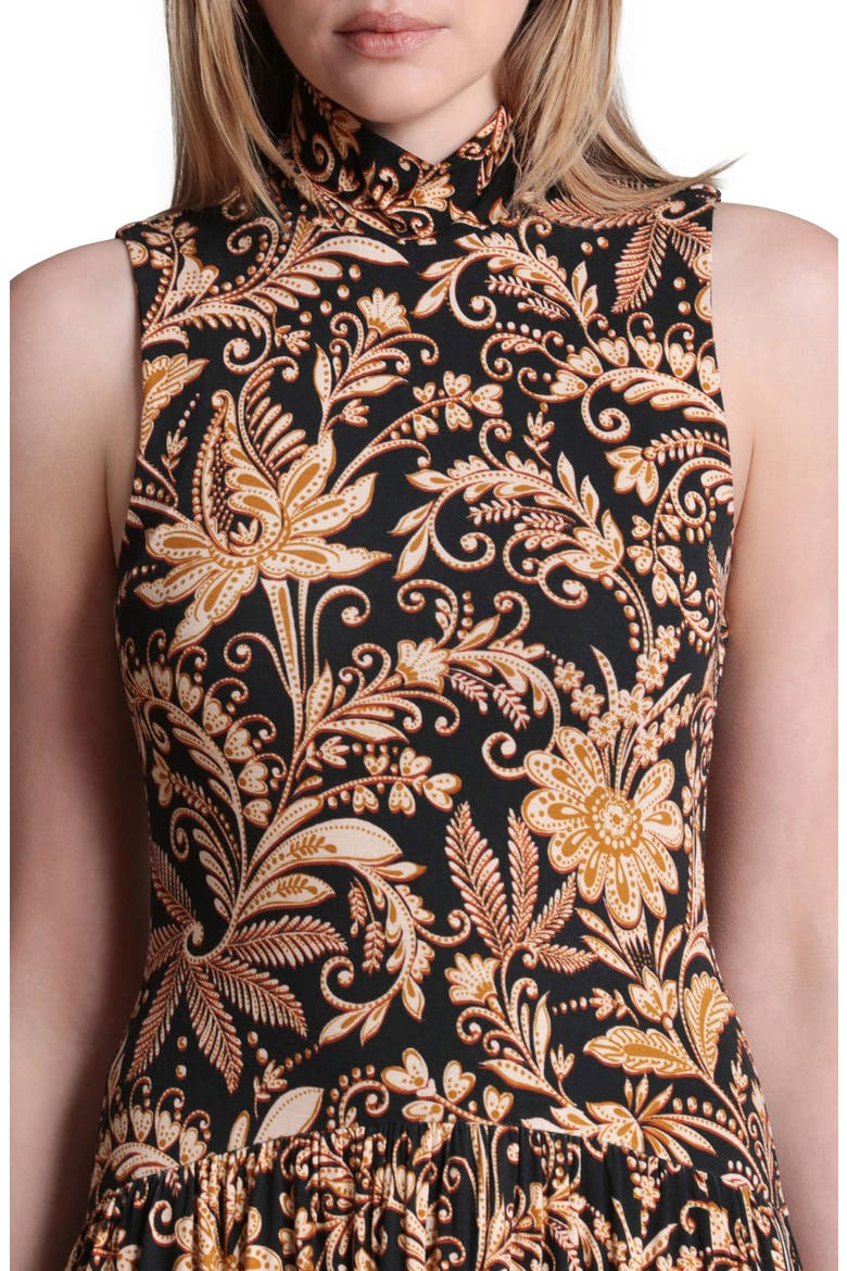 Paisley Floral Sleeveless Knit Dress, Alternate, color, MIDNIGHT FLOWERS