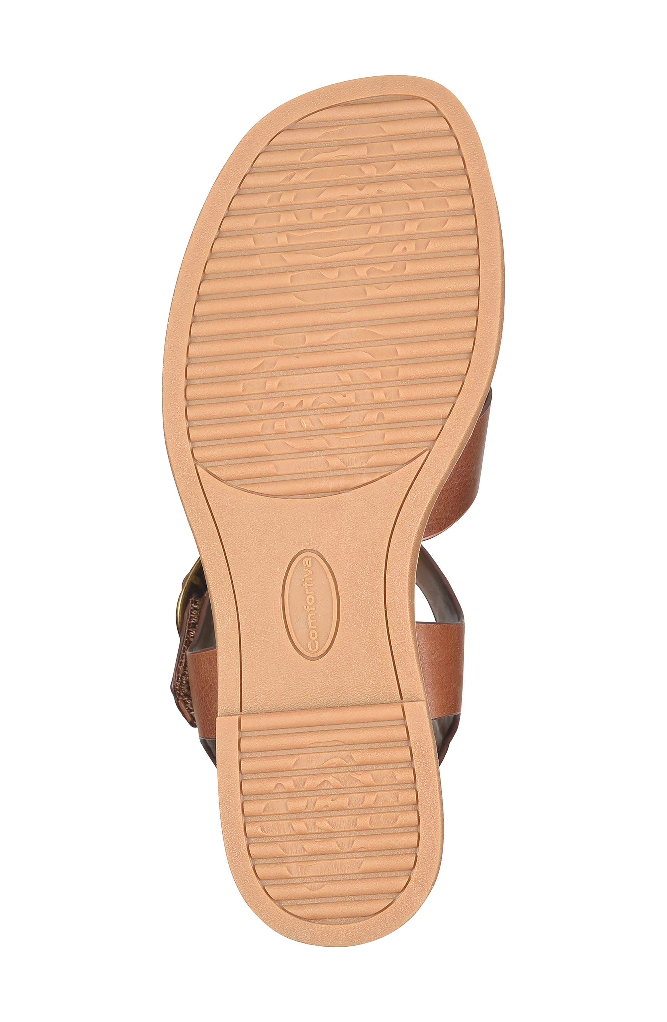 Maira Slingback Wedge Sandal, Alternate, color, GOLDEN BROWN
