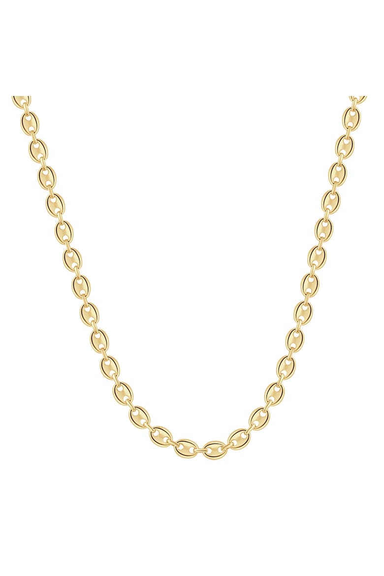 14k Gold Mariner Women's 24" Chain Necklace 22 Grams 7mm Thick, Main, color, 14k Yellow Gold