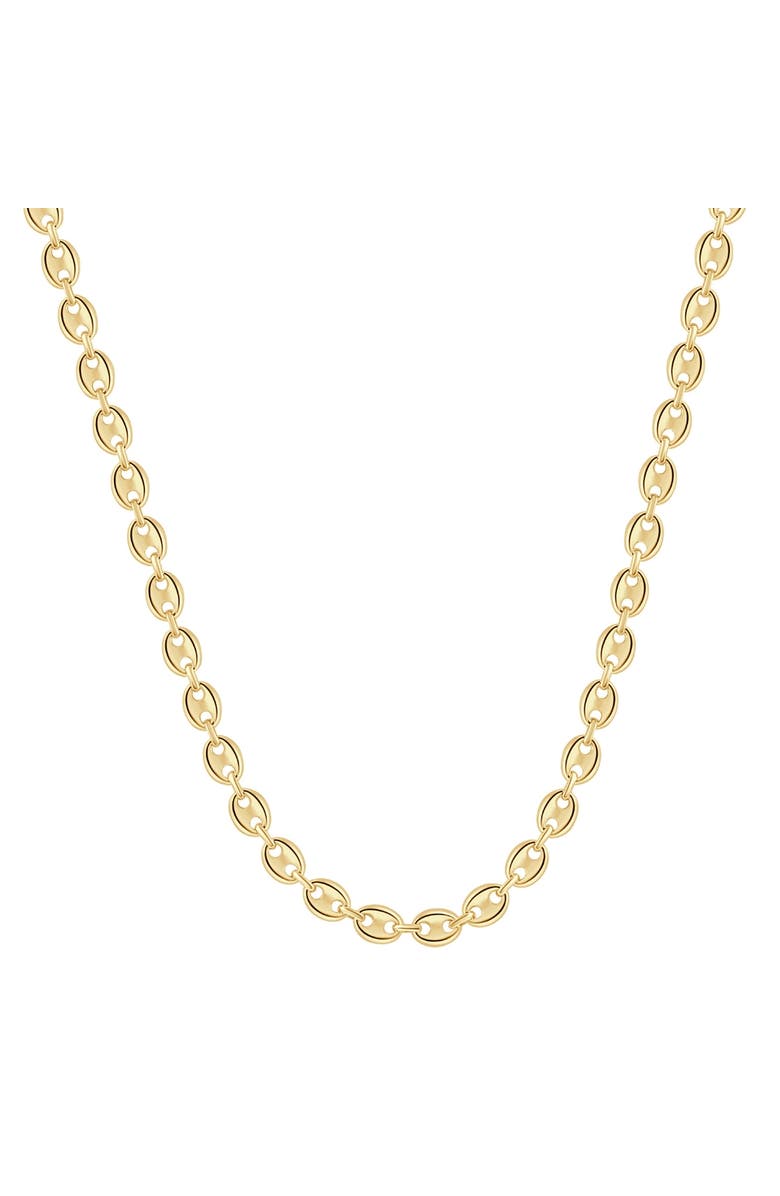 Bliss Diamond 14k Gold Mariner Women's 24" Chain Necklace 22 Grams 7mm Thick, Main, color, 14K Yellow Gold