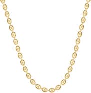 Bliss Diamond 14k Gold Mariner Women's 24" Chain Necklace 22 Grams 7mm Thick