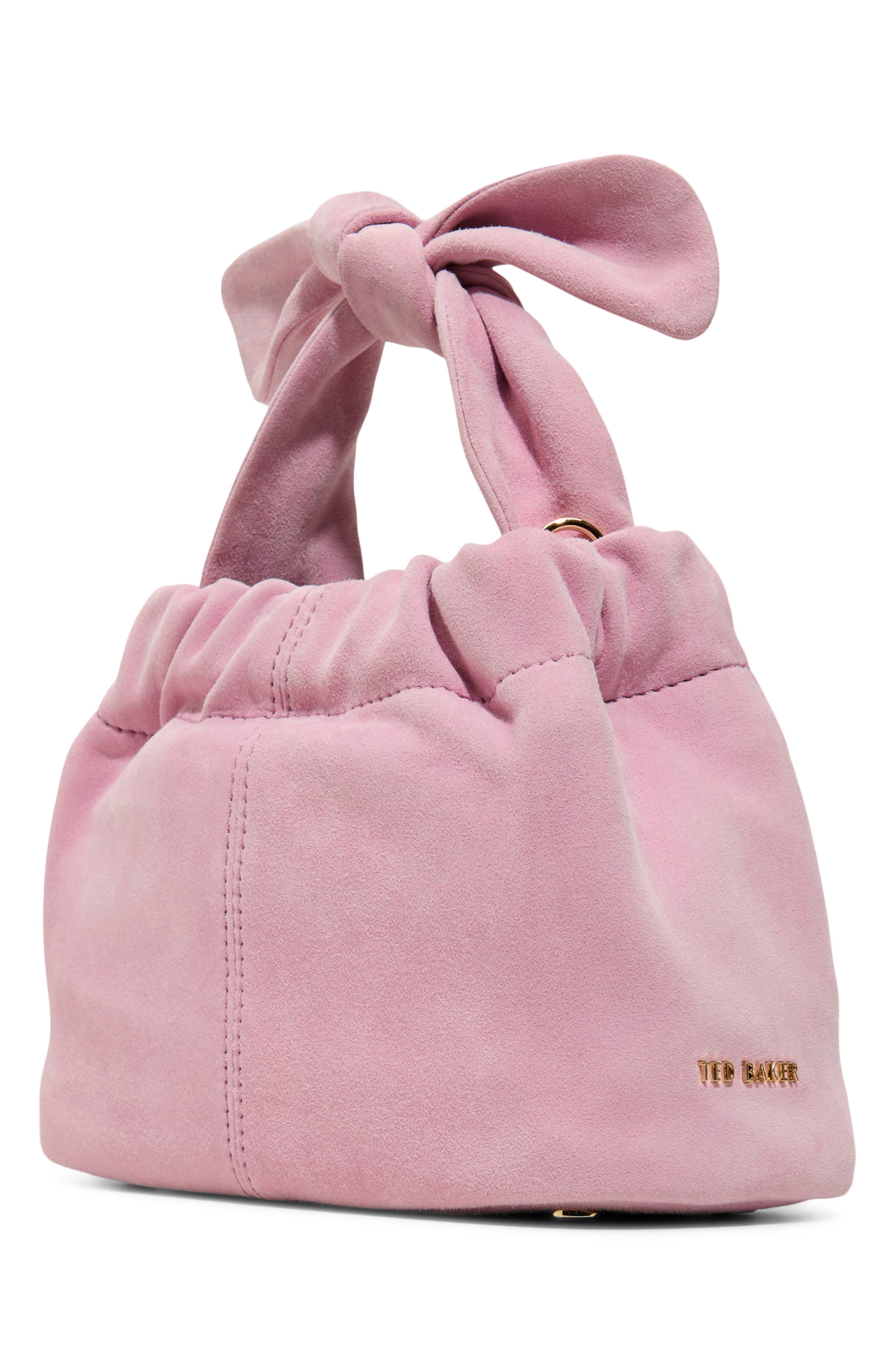 Emily Leather Handbag, Alternate, color, LILAC