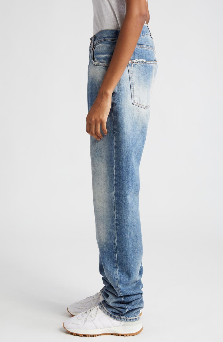 Maison Margiela Five-Pocket Straight Leg Jeans, Alternate, color, 