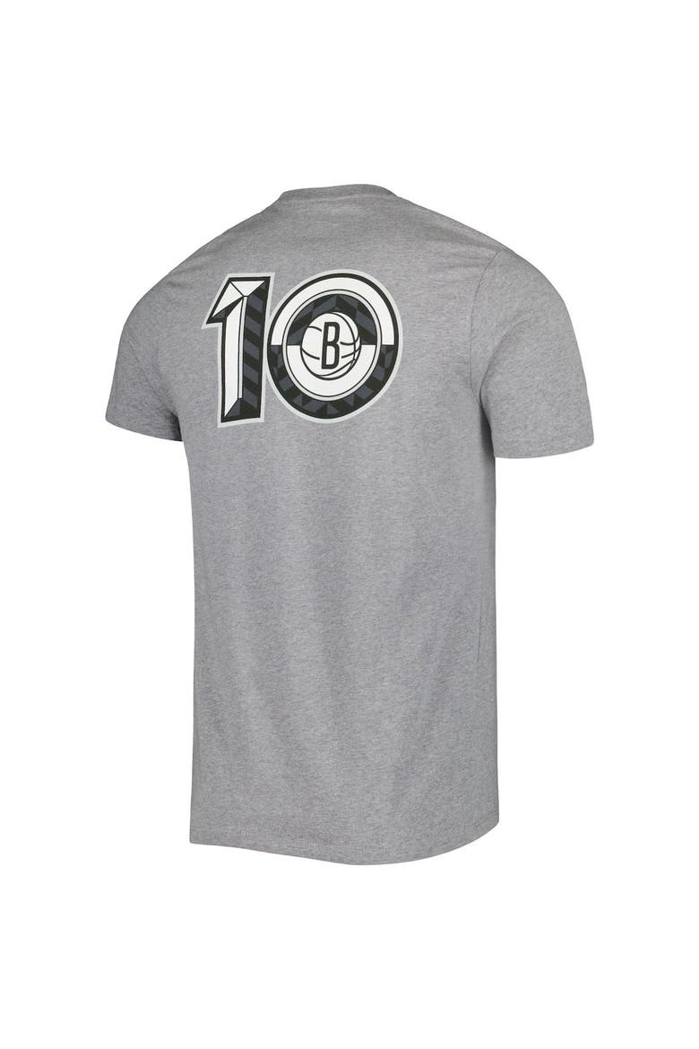 Men's '47 Heather Gray Brooklyn Nets 10th Anniversary Backer T-Shirt, Alternate, color, Heather Gray