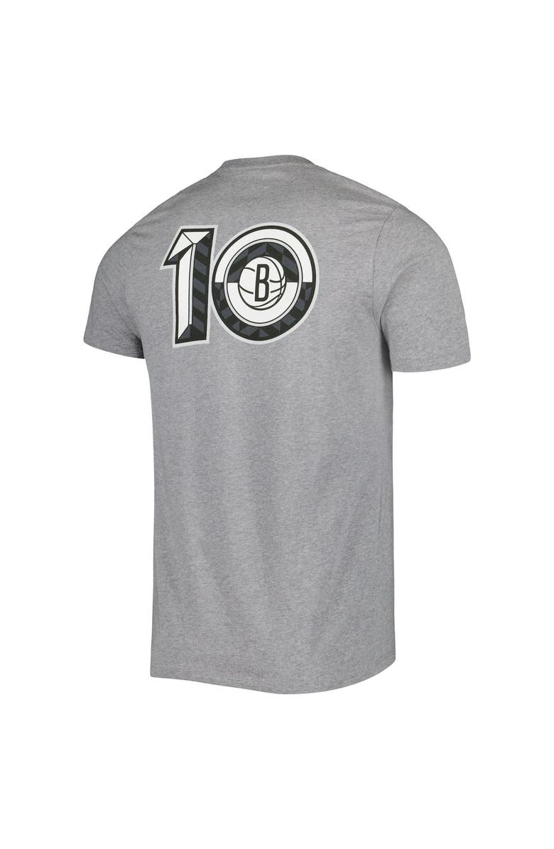 '47 Men's '47 Heather Gray Brooklyn Nets 10th Anniversary Backer T-Shirt, Alternate, color, Heather Gray