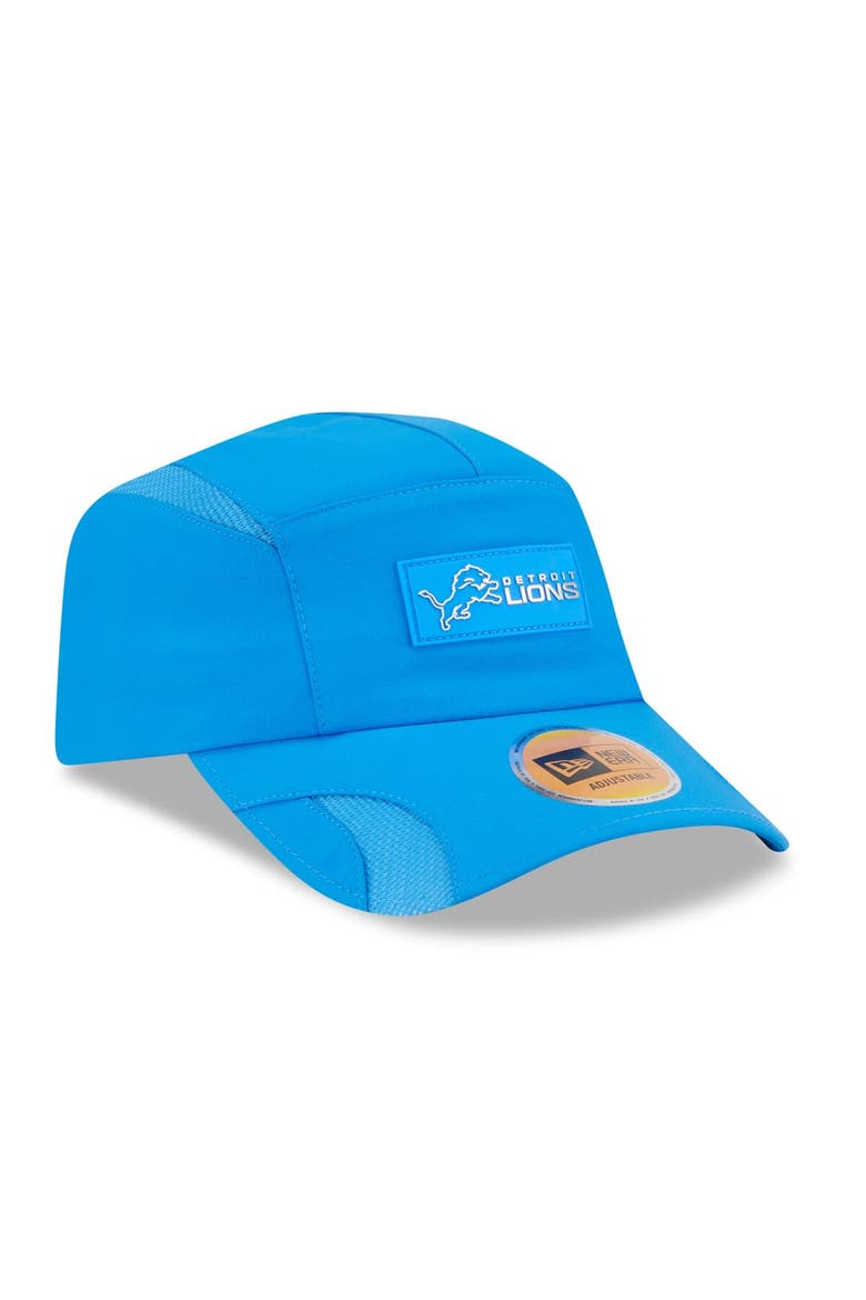 Men's New Era Blue Detroit Lions 2025 Sideline  Runner Adjustable Hat, Alternate, color, Blue