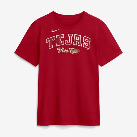 Men's Nike Red Texas Rangers 2026 City Connect Wordmark T-Shirt