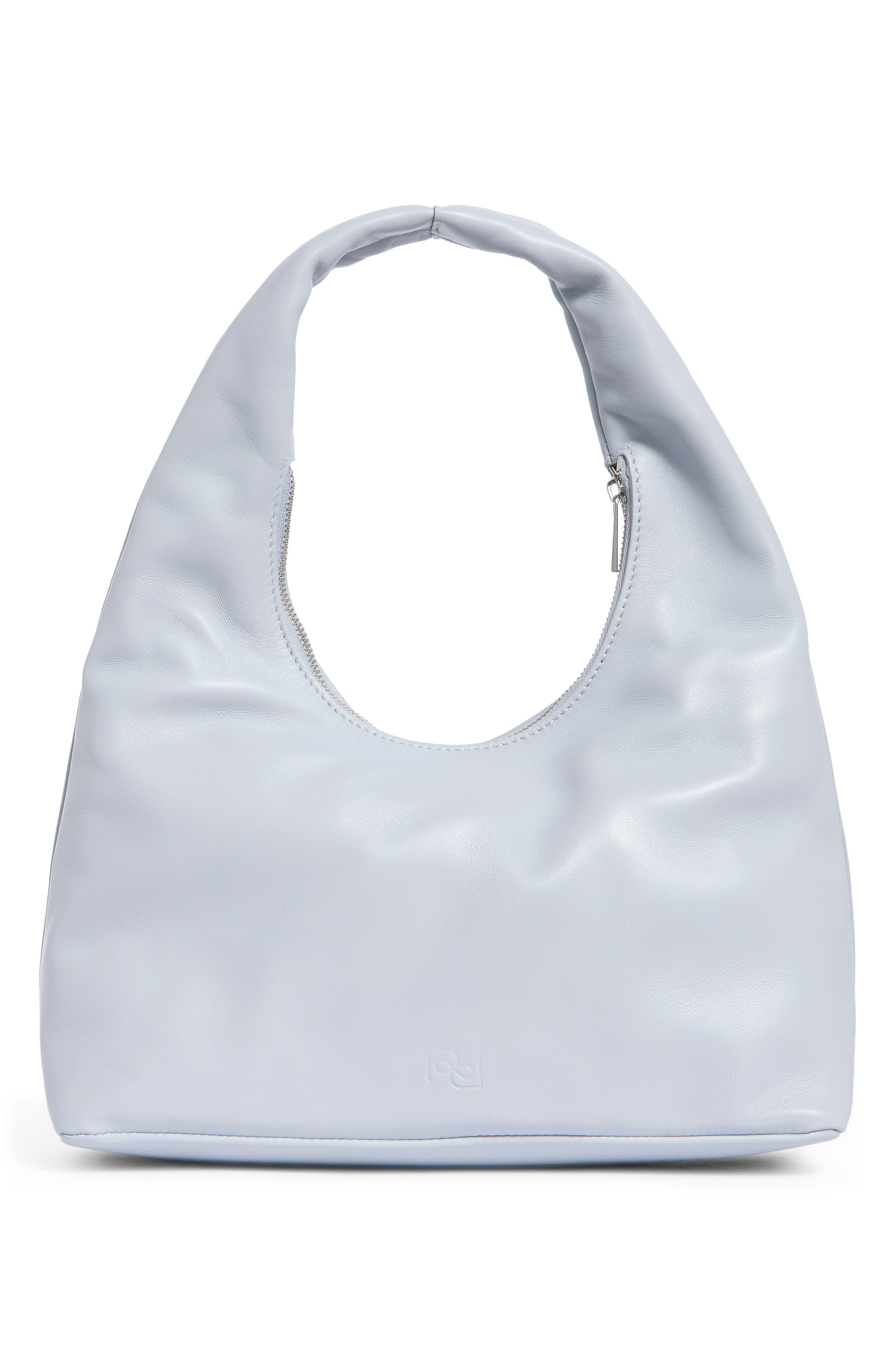 Willow Leather Shoulder Bag, Alternate, color, MIST LEATHER