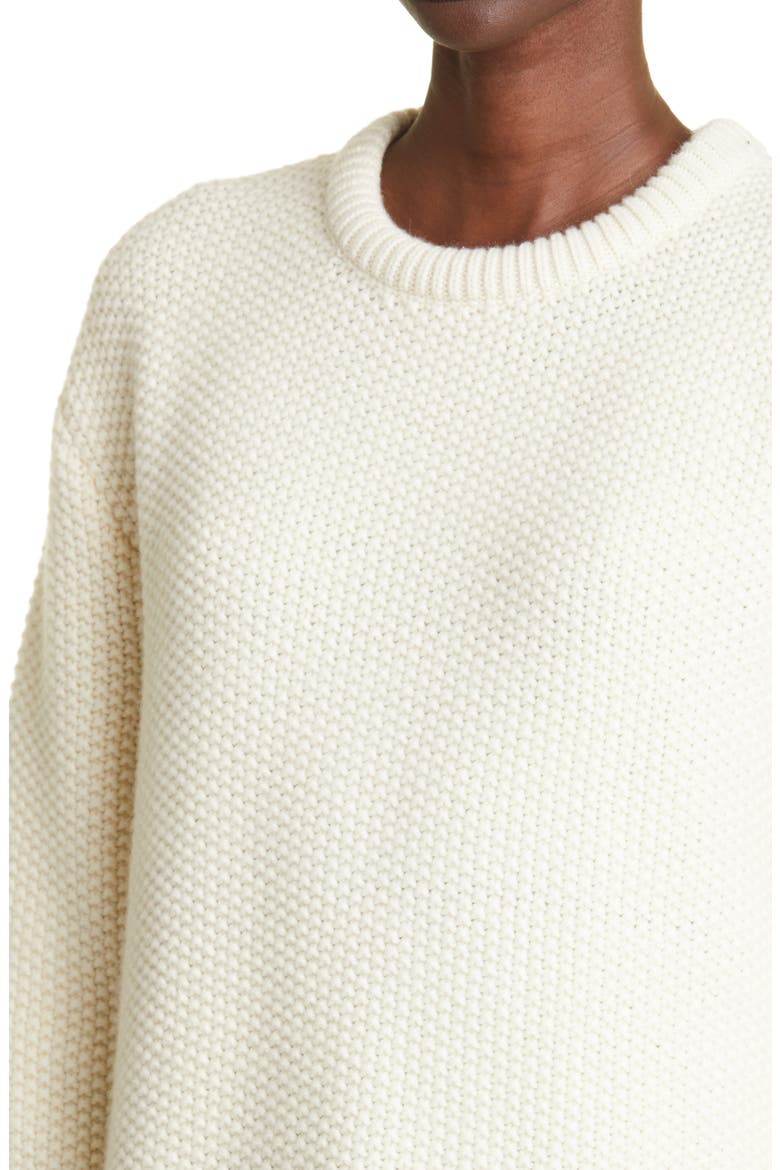 Cashmere Sweater, Alternate, color, WHITE POWDER