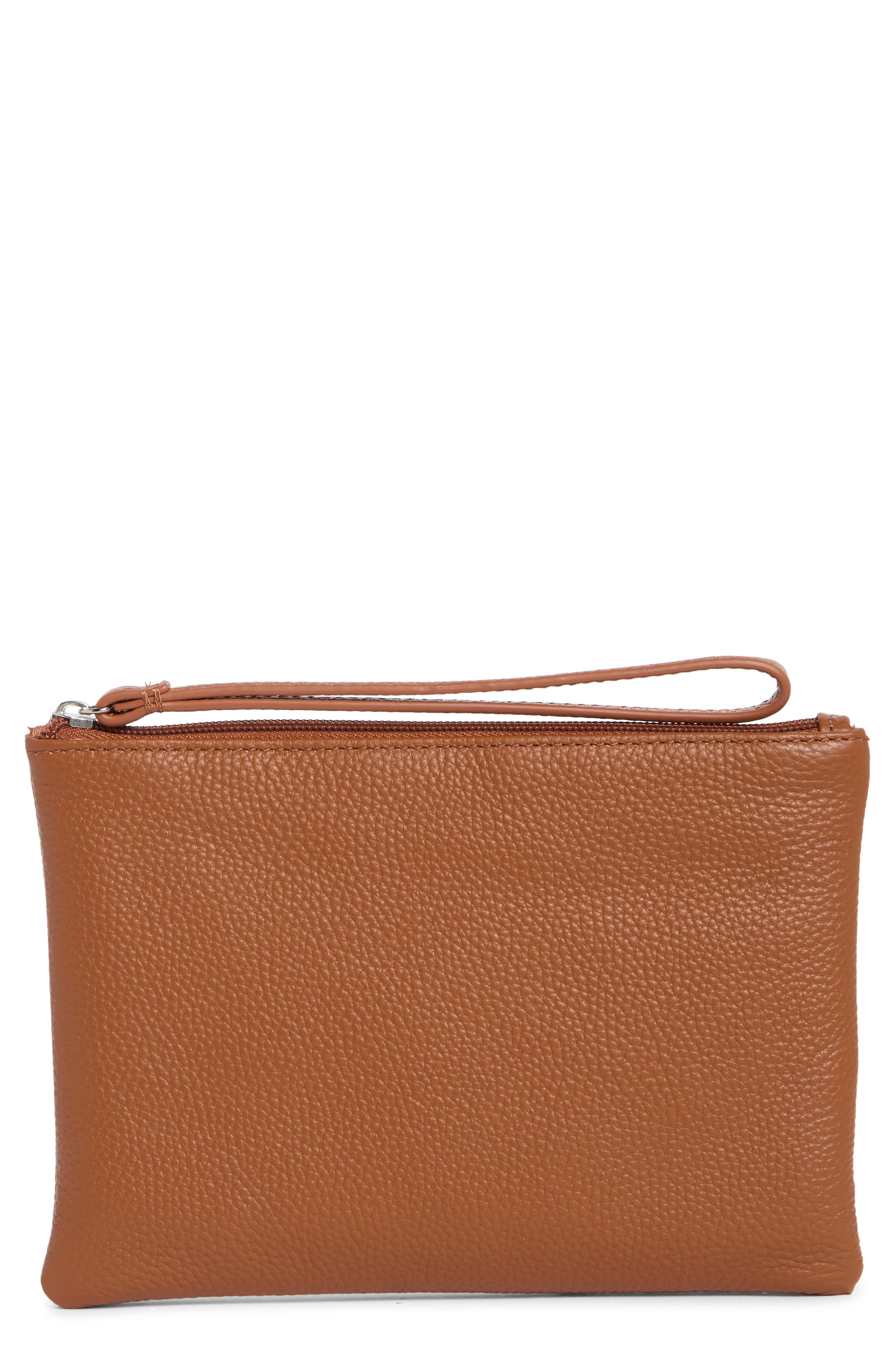 Pebbled Wristlet