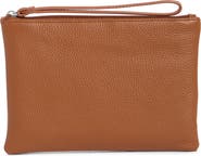 MUNDI SMALL LEATHER GOODS Pebbled Wristlet