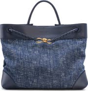 Bottega Veneta Large Andiamo Bouclé & Leather Tote