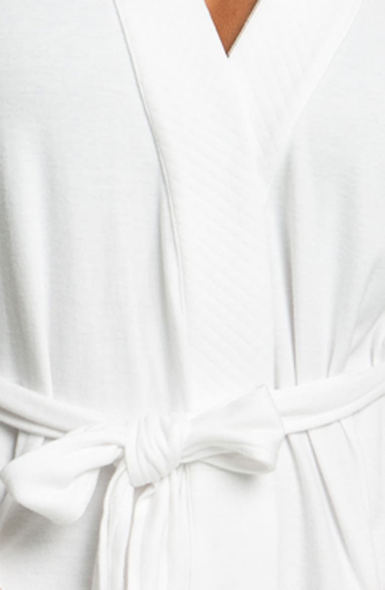 Lauren Ralph Lauren Quilted Collar Robe, Alternate, color, White