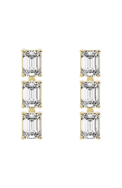 18K Gold Lab Created Diamond Drop Earrings - 1.44 ctw (Nordstrom Exclusive)