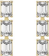 Jennifer Fisher 18K Gold Lab Created Diamond Drop Earrings - 1.44 ctw