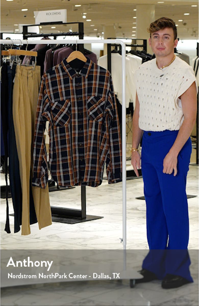 Engineered Japanese Plaid Shirt Jacket, sales video thumbnail