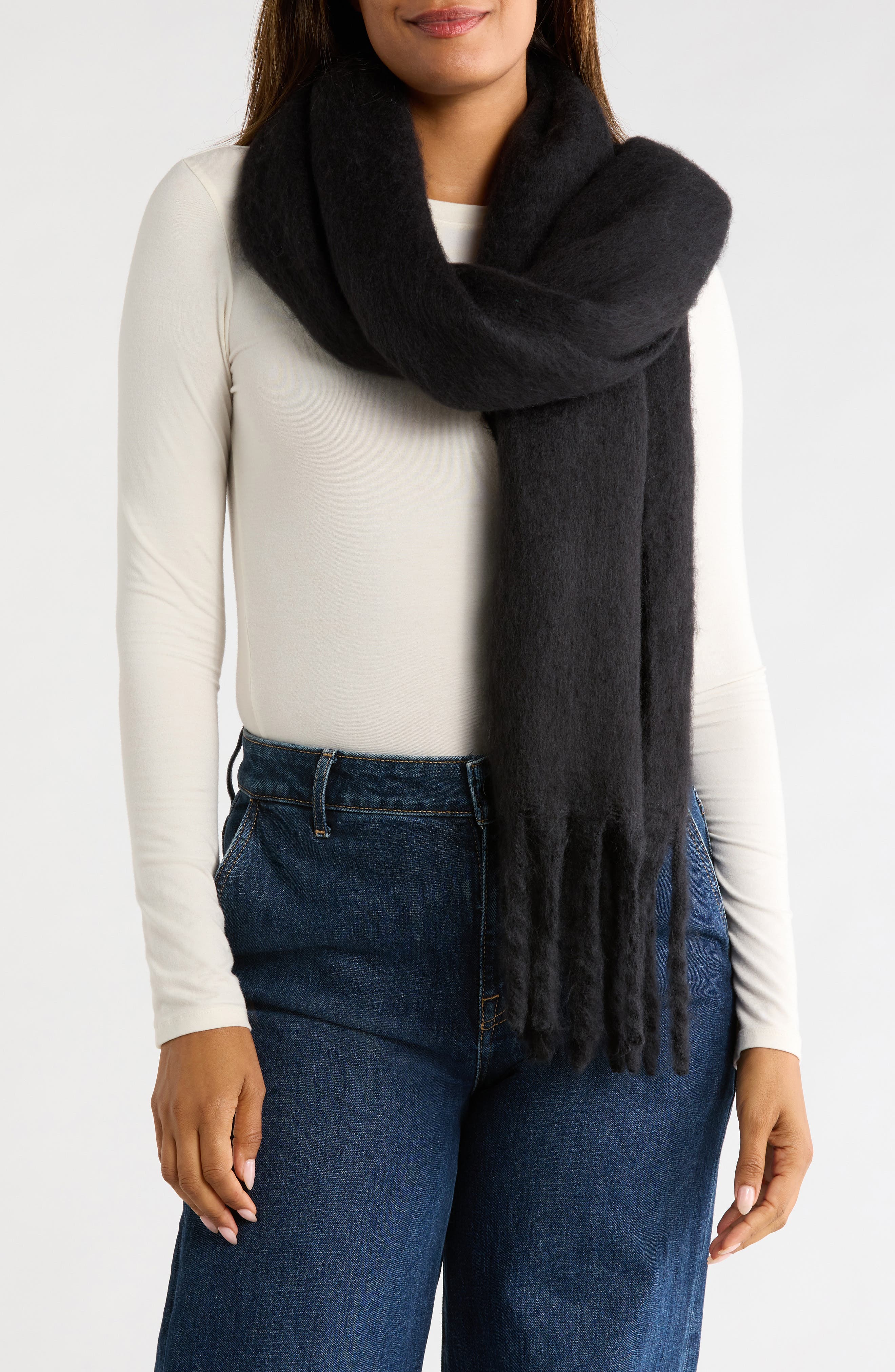Oversized Brushed Scarf