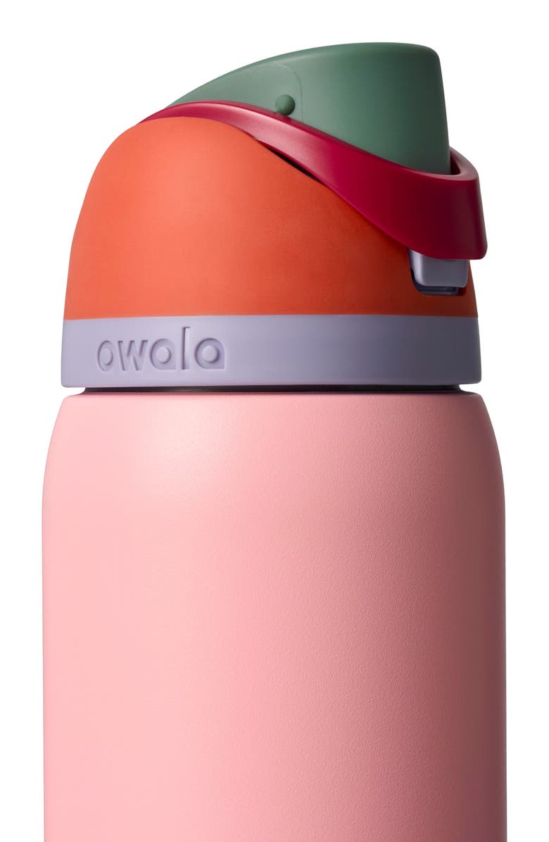 Owala 32oz. FreeSip Stainless Steel Water Bottle, Alternate, color, Sugar High