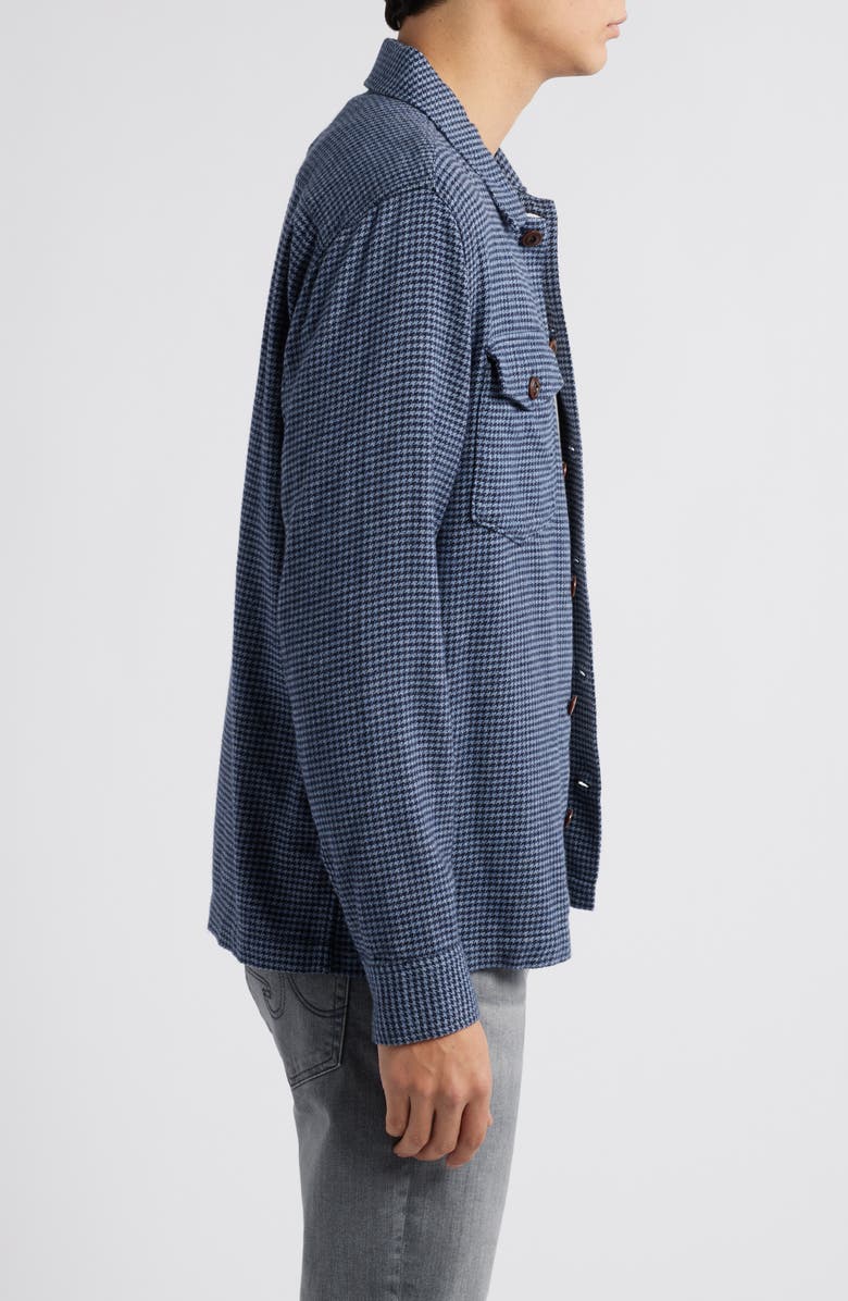 Rails Kerouac Houndstooth Check Cotton Flannel Button-Up Shirt, Alternate, color,