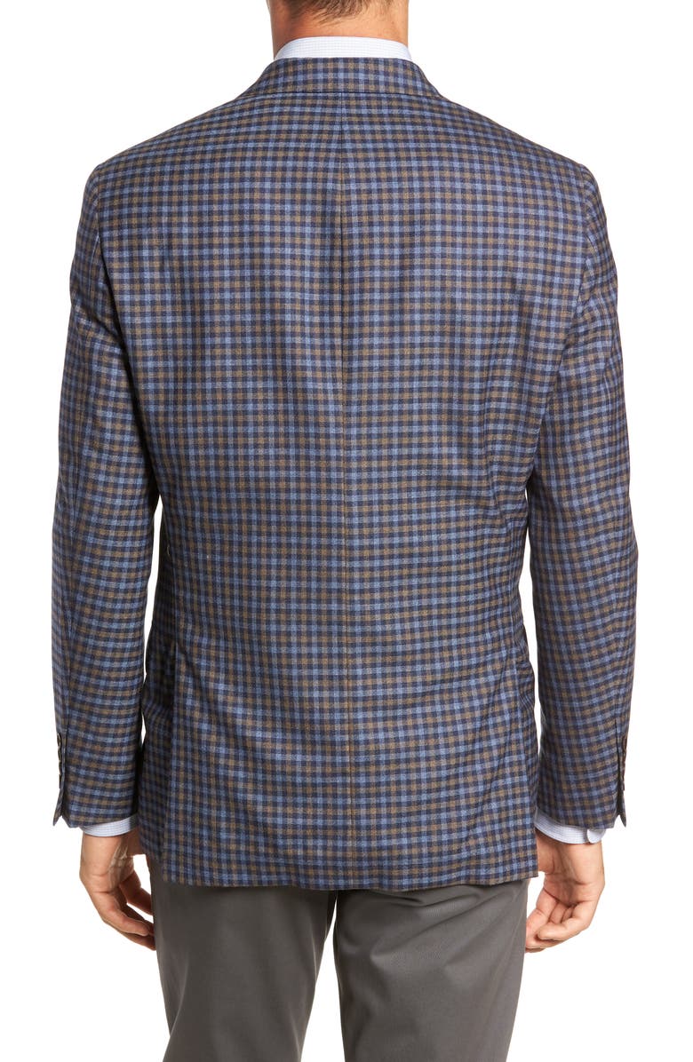 Hart Schaffner Marx Classic Fit Check Wool Sport Coat, Alternate, color, 