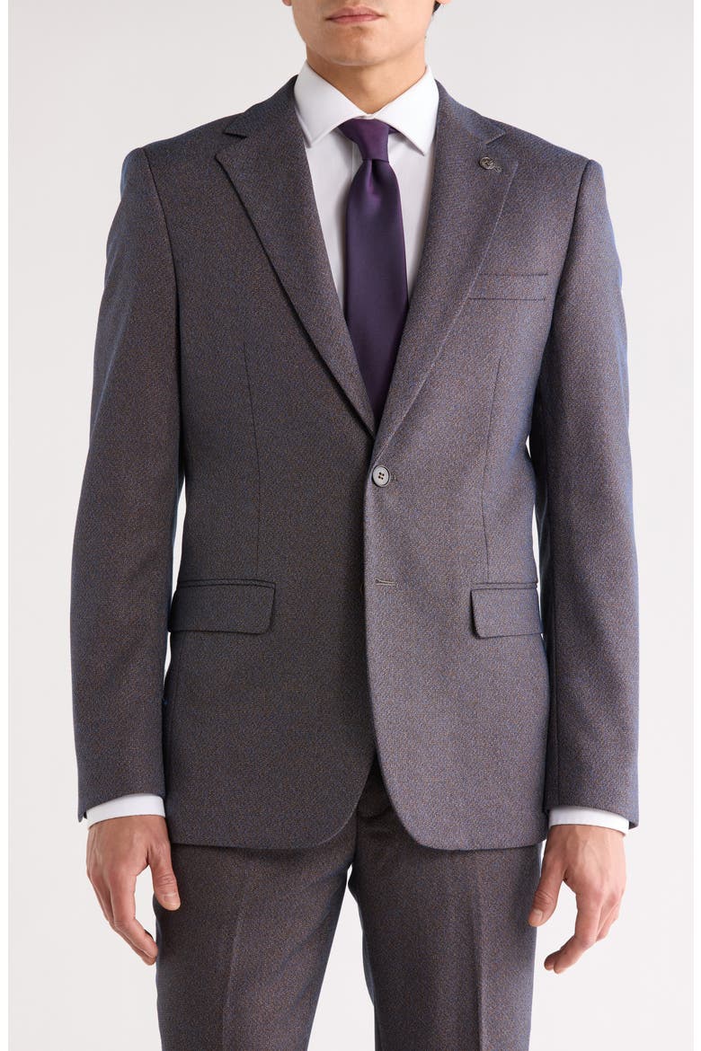 Slim Fit Sport Coat, Main, color, BROWN