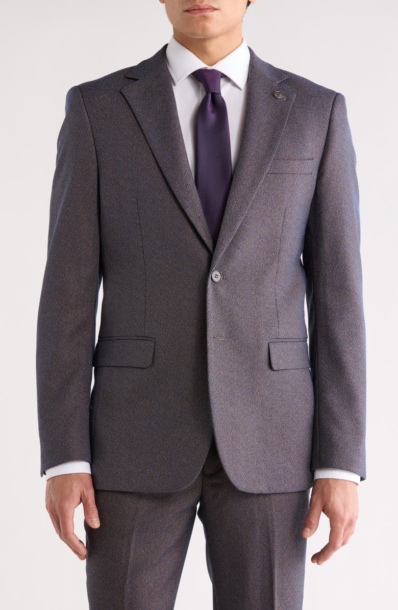 Tahari Slim Fit Sport Coat, Main, color, Brown
