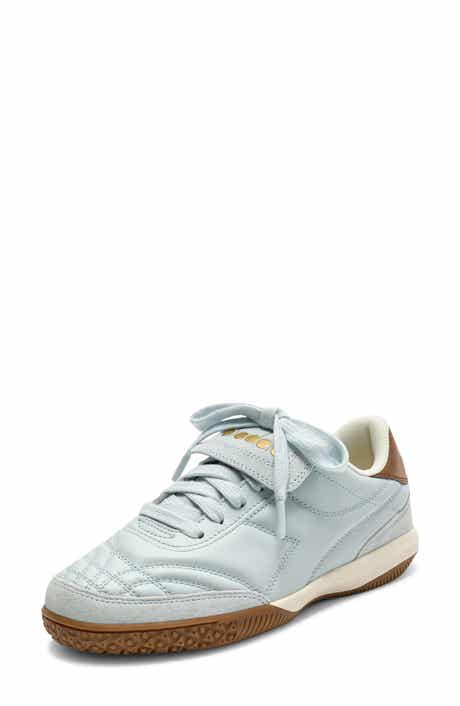 Gold Indoor Leather Sneakers