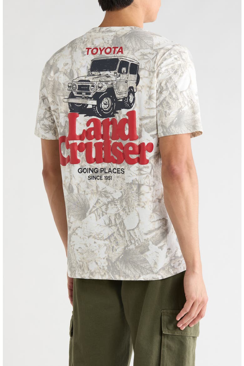 Toyota Land Cruiser Camo T-Shirt, Alternate, color, WHITE