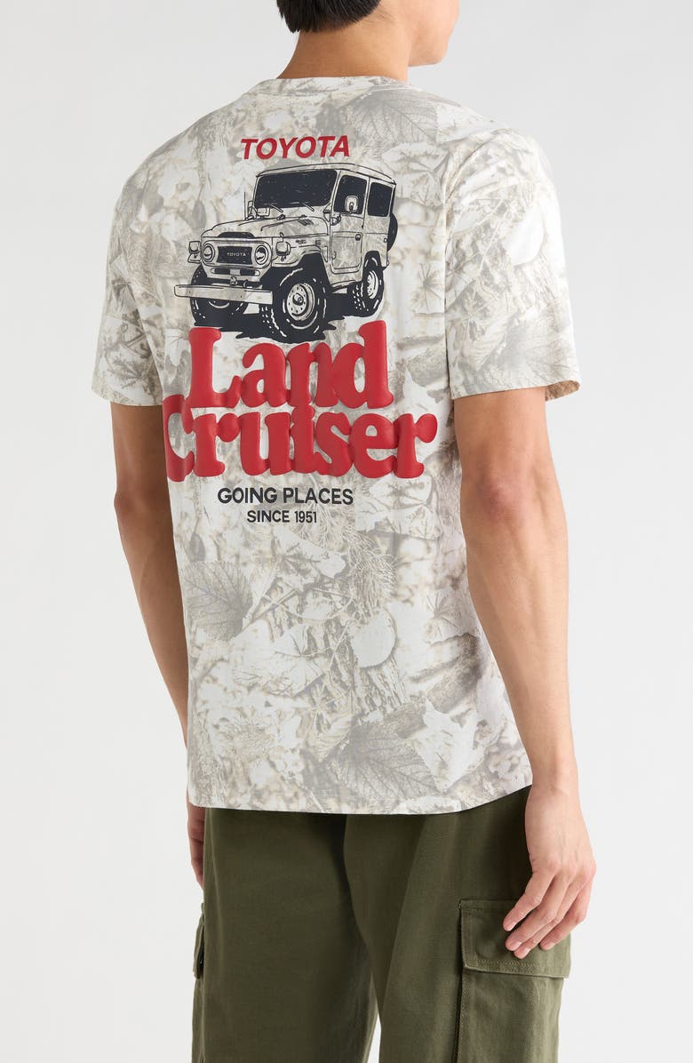 Goodie Two Sleeves Toyota Land Cruiser Camo T-Shirt, Alternate, color, White