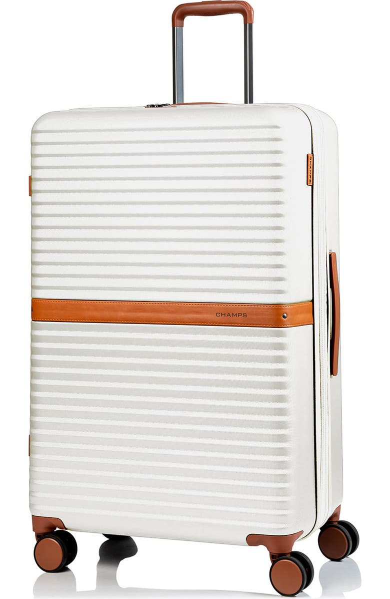 CHAMPS Vintage II 28-Inch Hardside Spinner Packing Case, Alternate, color, Ivory