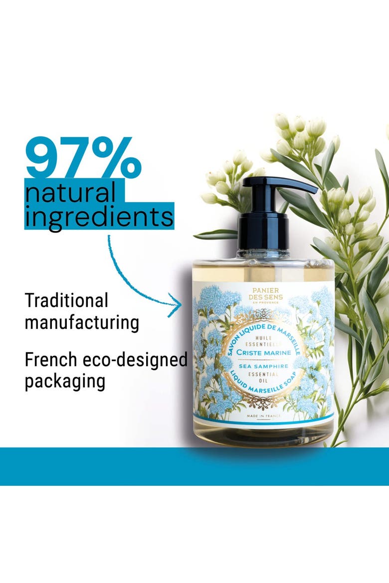 Sea Samphire Liquid Marseille Soap, Alternate, color, Green