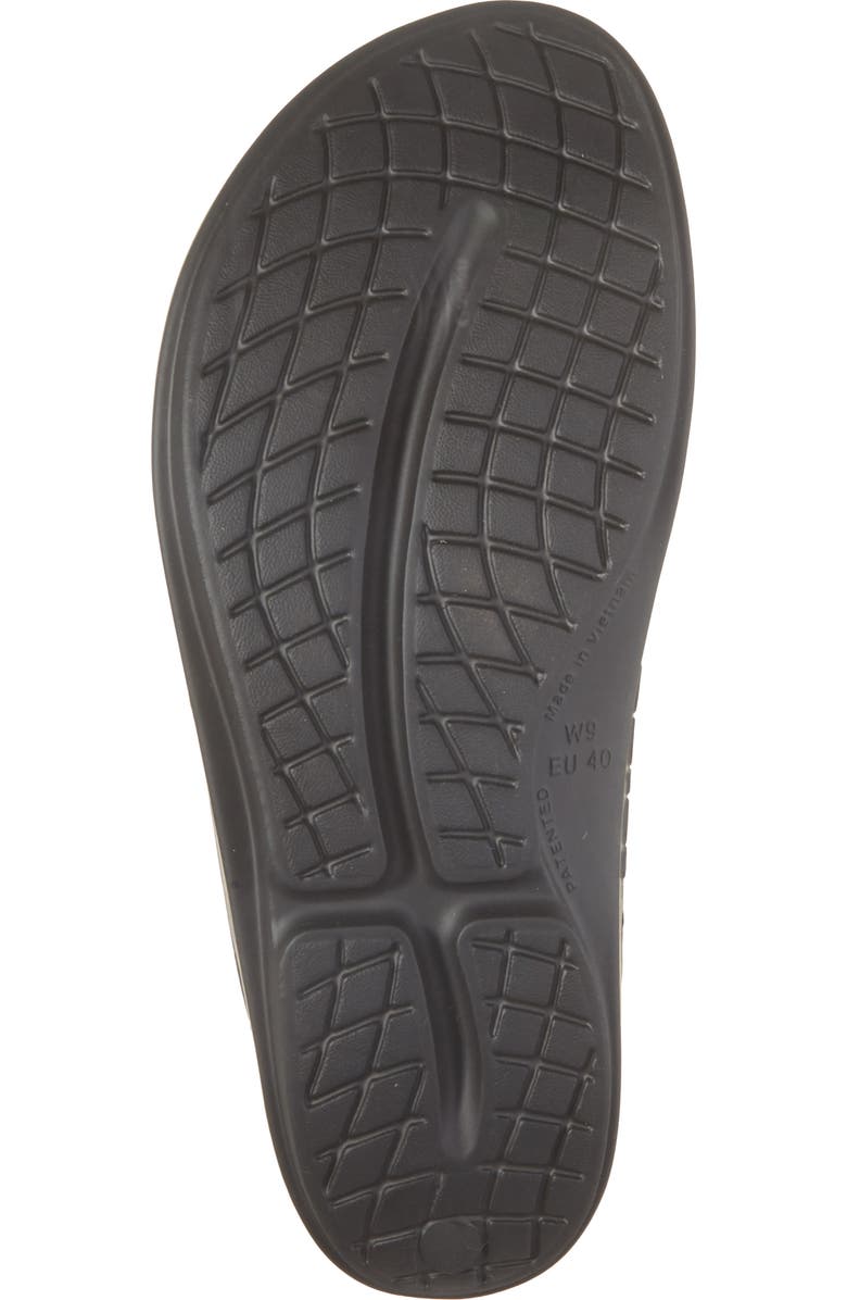 Oofos OOlala Flip Flop, Alternate, color, Leopard