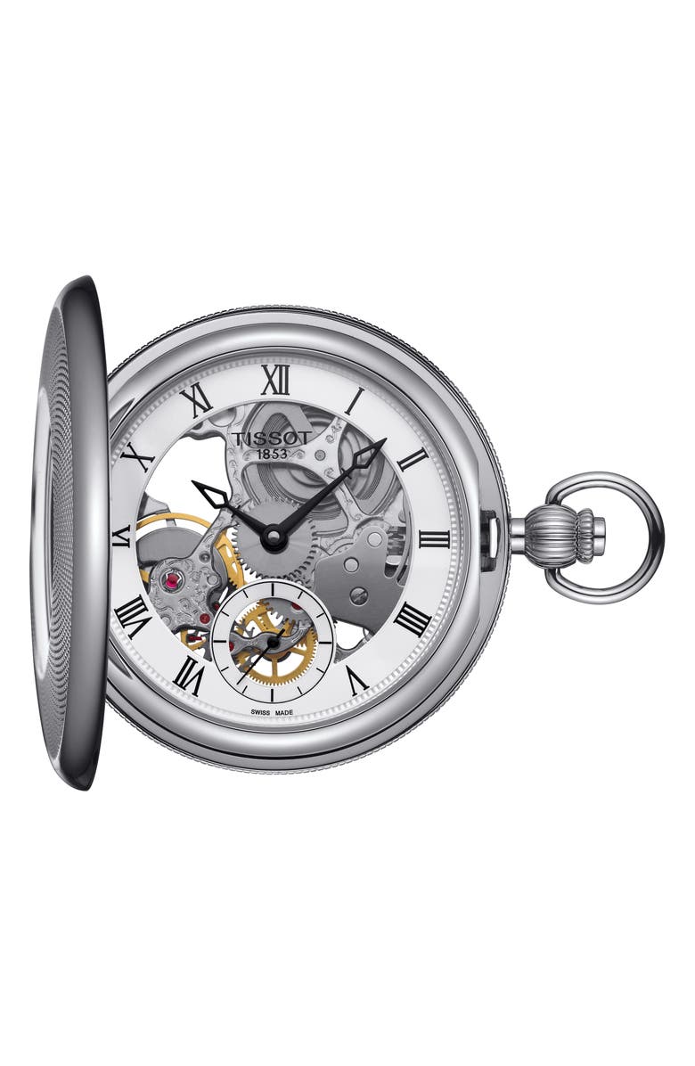 Tissot Bridgeport Mechanical Pocket Watch, 47mm, Main, color, 