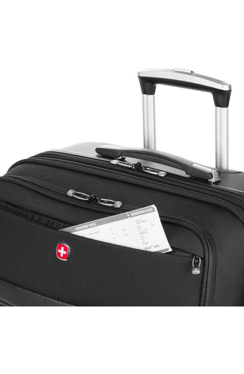 SWISSGEAR Hybrid 29-Inch Spinner Suitcase, Alternate, color, Black