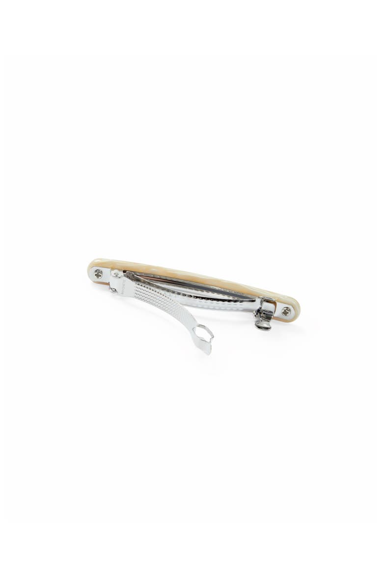 Midi Paris Barrette, Alternate, color, Ivory