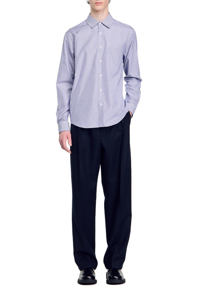 SANDRO Striped shirt, Alternate, color, 