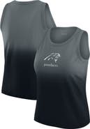 WEAR by Erin Andrews Women's WEAR by Erin Andrews x Gracie Hunt Black Carolina Panthers Ombre Tank Top
