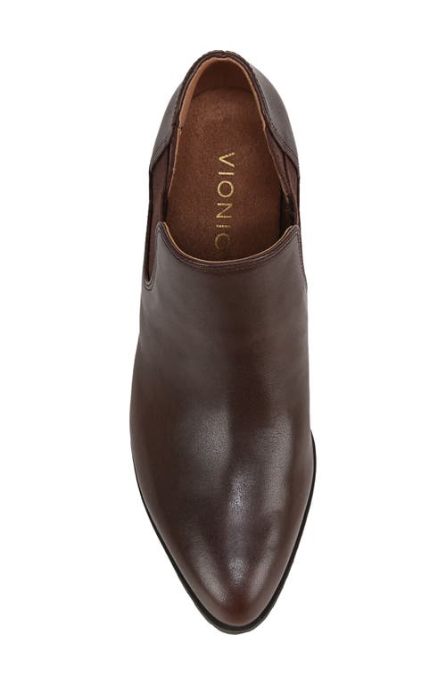 Vionic Belmont Ankle Bootie In Dark Brown