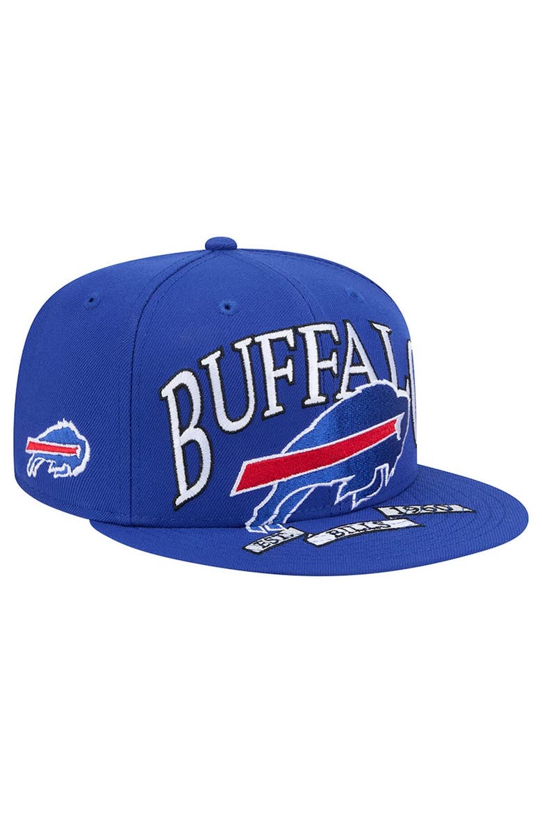 Men's New Era Royal Buffalo Bills  Oversized 59FIFTY Fitted Hat, Main, color, Royal