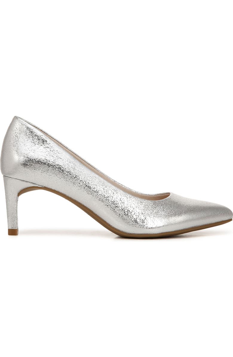 LifeStride Alexis Pointed Toe Pump, Alternate, color, Silver