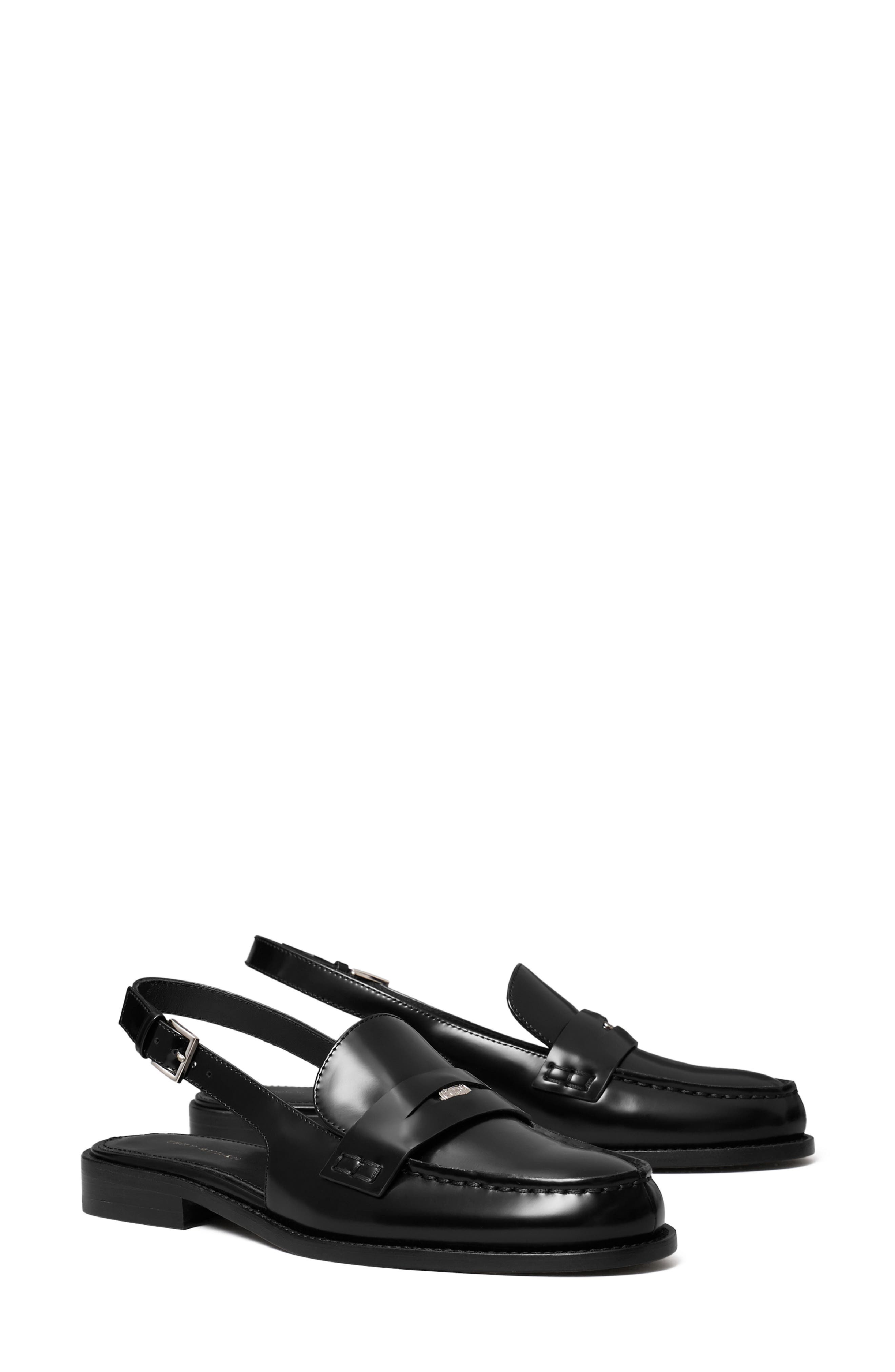 Classic Penny Slingback Loafer, Main, color, PERFECT BLACK