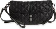 MZ Wallace Small Astor Convertible Quilted Leather Crossbody Clutch