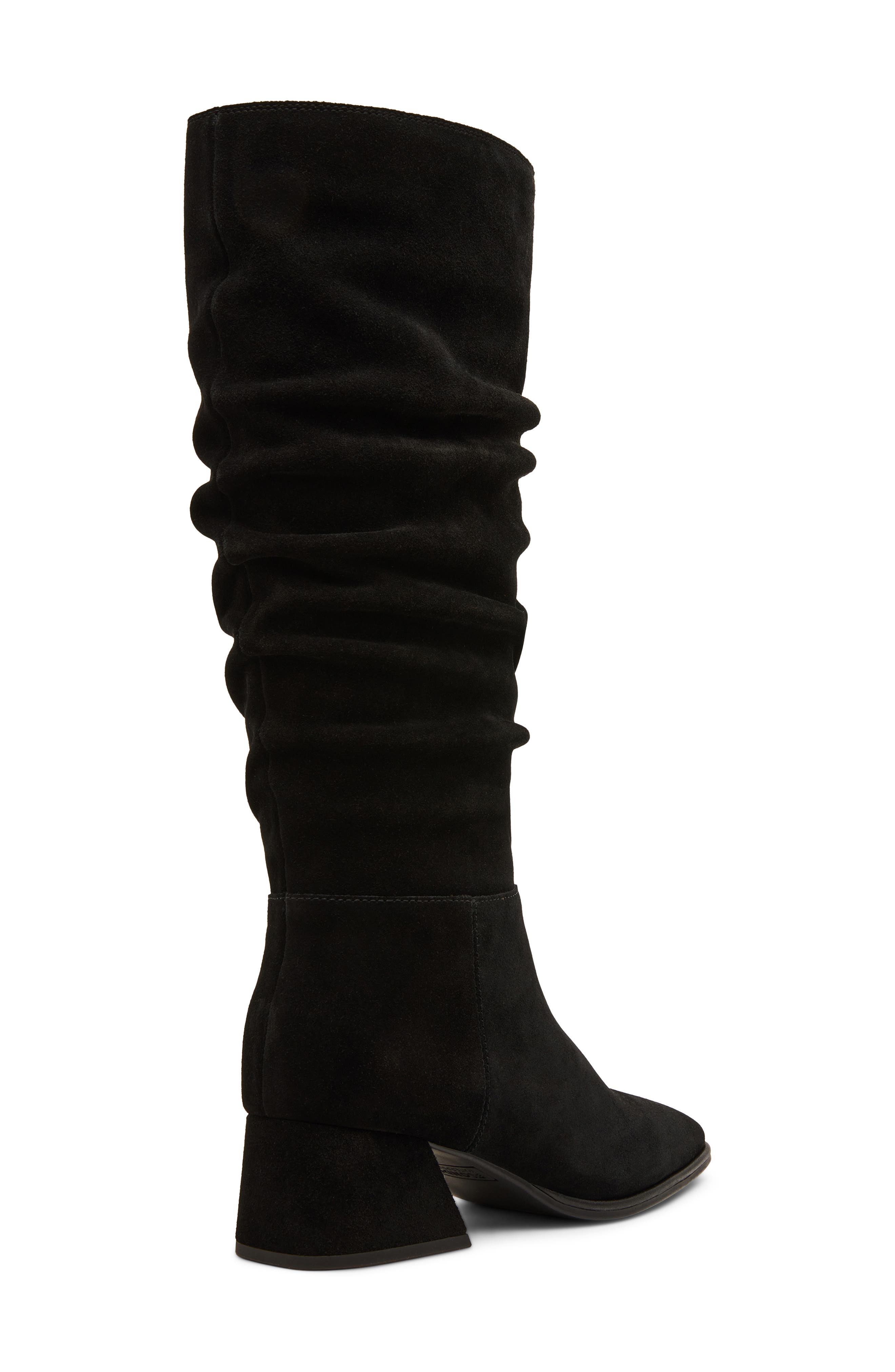 Maddix Waterproof Knee High Boot, Alternate, color, BLACK SUEDE