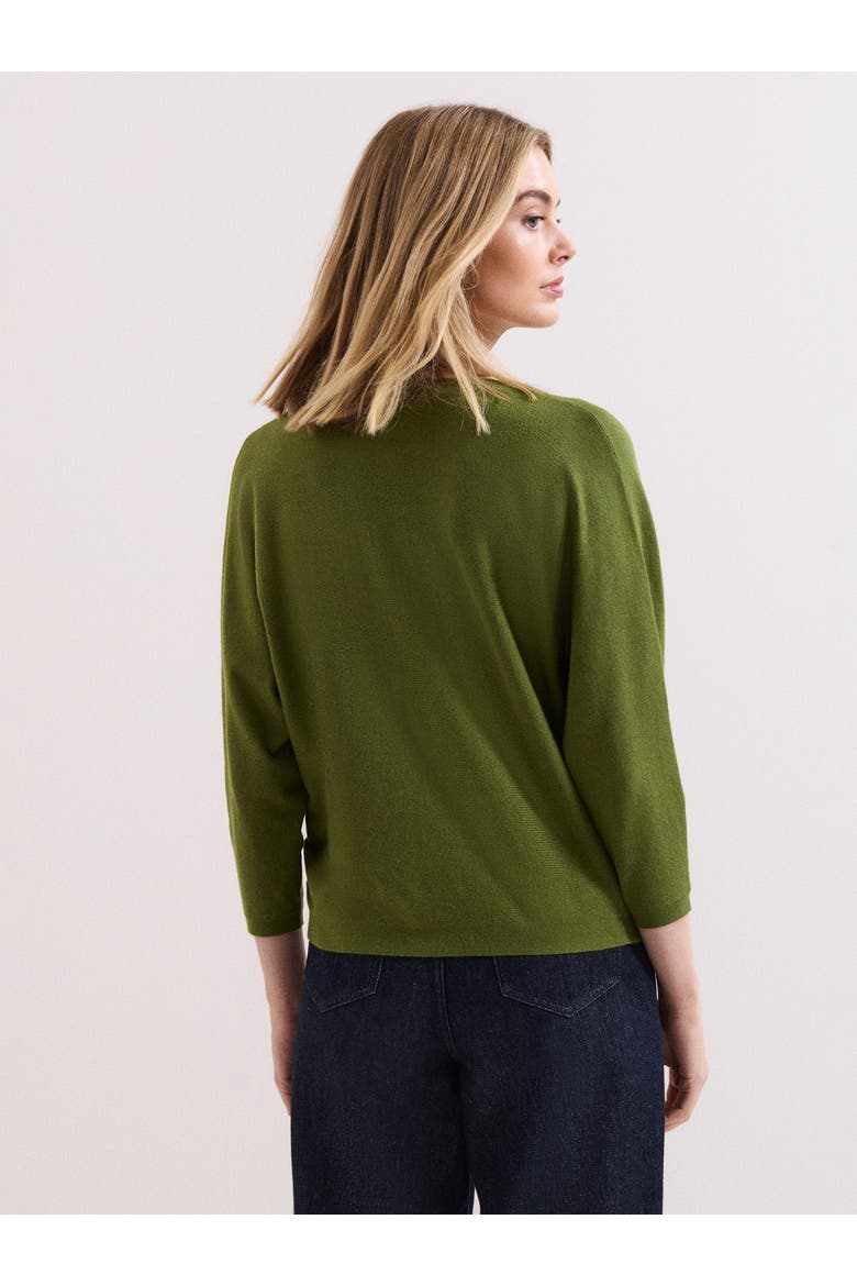 Cristine V-Neck Button-Up Cardigan, Alternate, color, Green