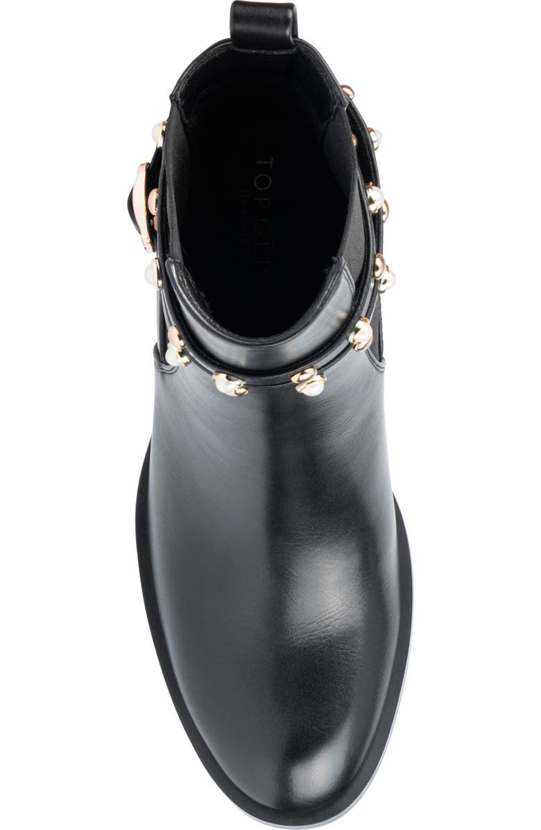 TORGEIS Ivy Studded Chelsea Boot, Alternate, color, Black