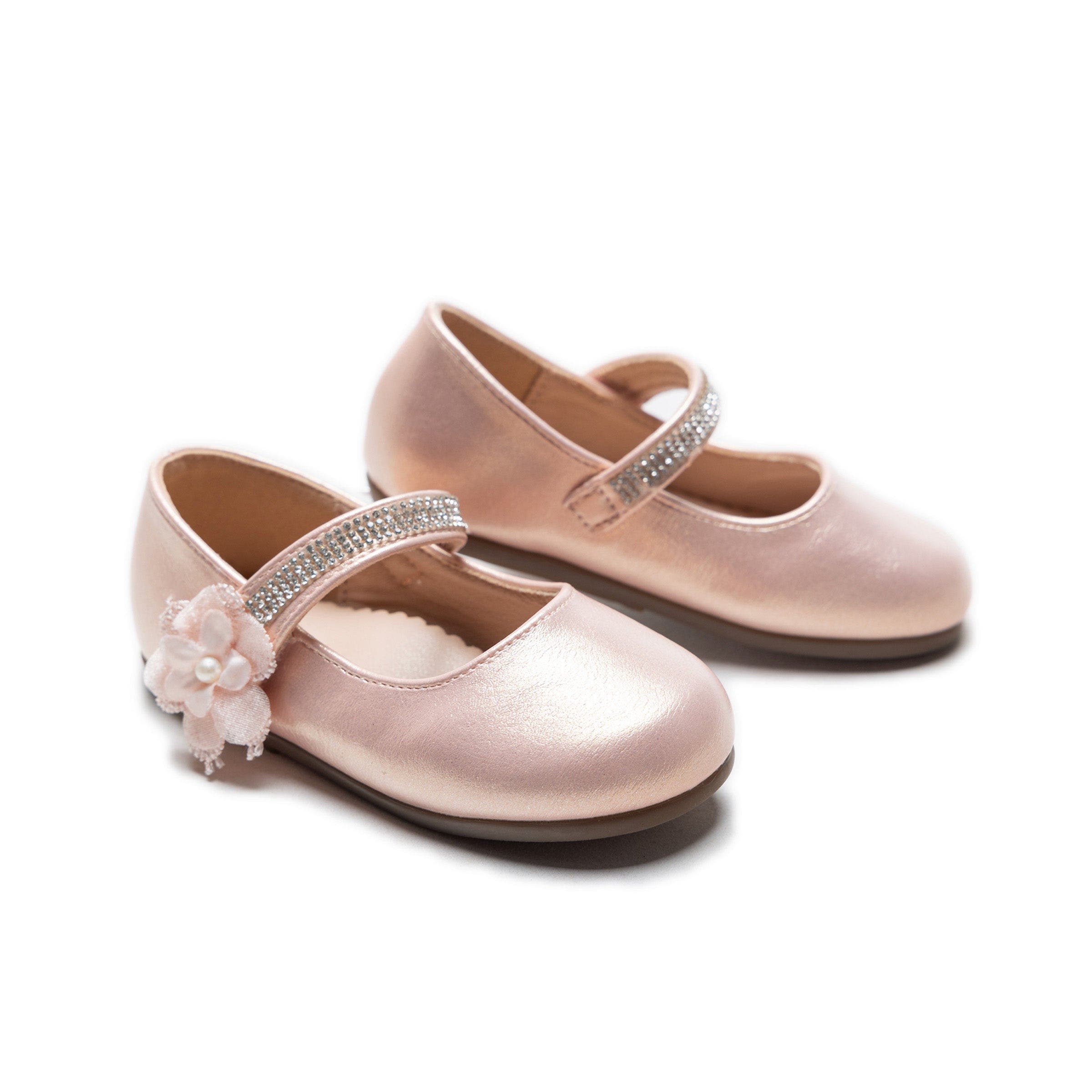Primrose Rhinestone Flats, Alternate, color, Pink