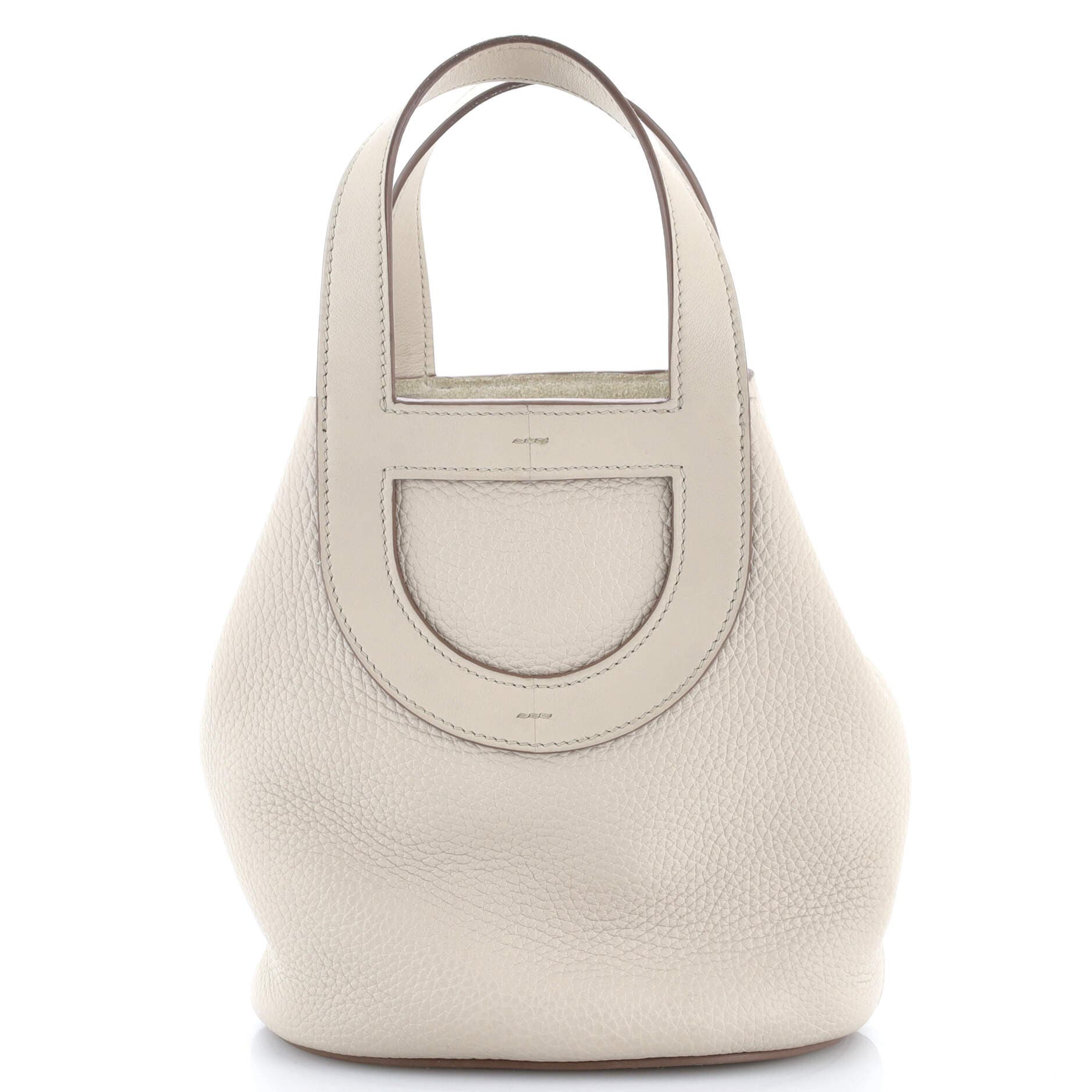 Pre-Owned Hermes In-The-Loop Bag Clemence with Swift 18, Main, color, Beton